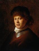 Jan lievens Portrait of Rembrandt van Rijn oil painting artist